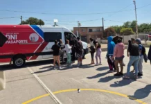 El móvil del Registro Civil llega a los barrios El Milagro, 20 de Febrero y San Benito