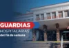 Más de 2500 personas fueron asistidas en guardias hospitalarias durante el fin de semana