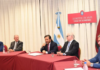 Sáenz firmó un acuerdo con el Hospital Italiano