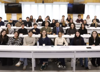 Sáenz firmó un convenio con la Universidad Torcuato Di Tella