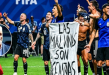 El gobierno británico exige a la FIFA sanciones contra jugadores argentinos por la bandera en Malvinas