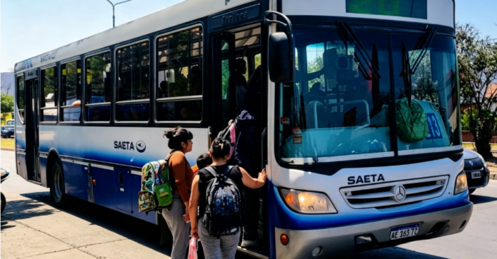 saeta para de transporte