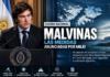 Javier Milei anunció por Cadena Nacional un paquete de medidas sobre las Islas Malvinas y la construcción de una base naval en Tierra del Fuego.