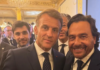 El gobernador Sáenz acompañó a Milei en su encuentro con Macron en el Palacio del Elíseo