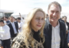 Karina Milei y Diego Santilli participan de la inauguración de una planta de litio