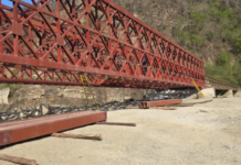El puente Bailey de Los Toldos sumará 42 metros y permitirá el paso de camiones de 30 toneladas